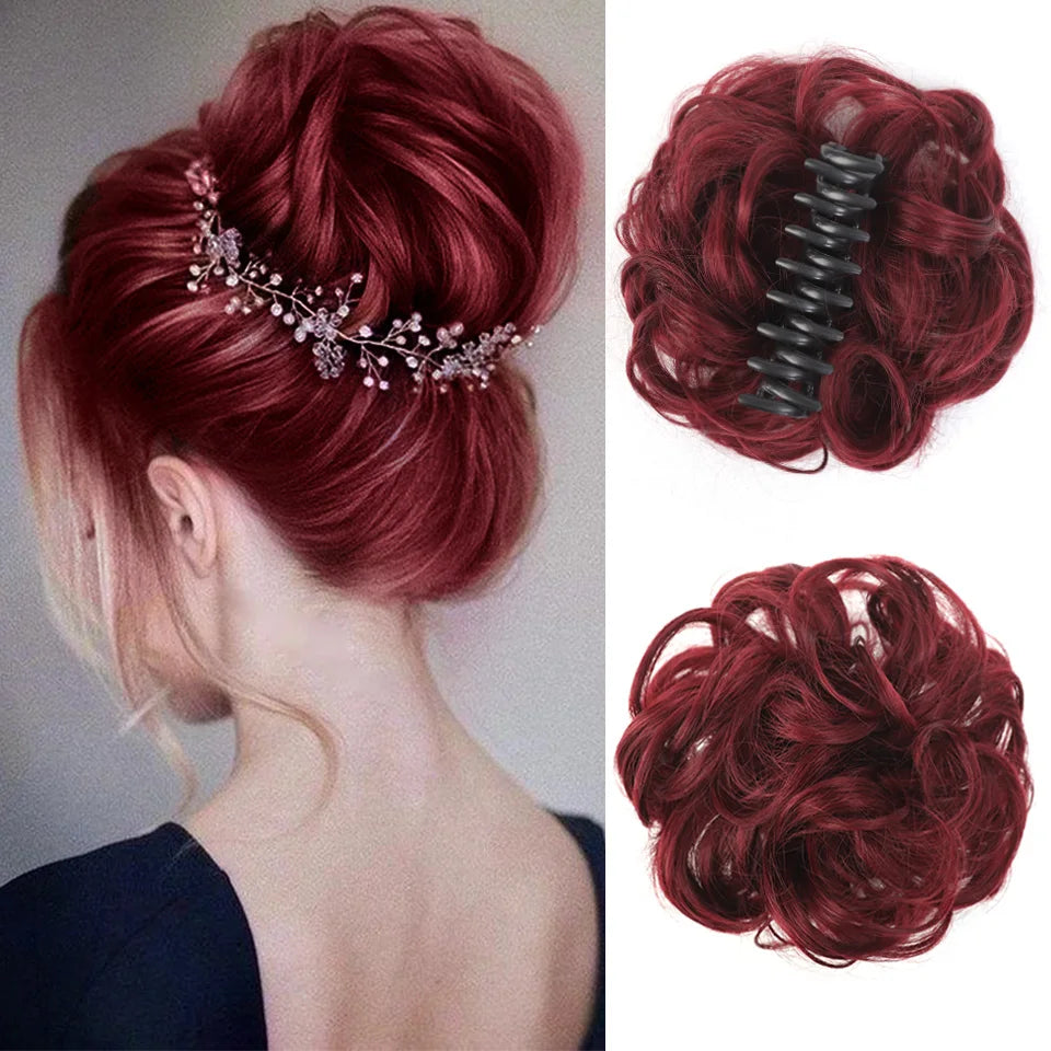 Synthetic Messy Bun Claw