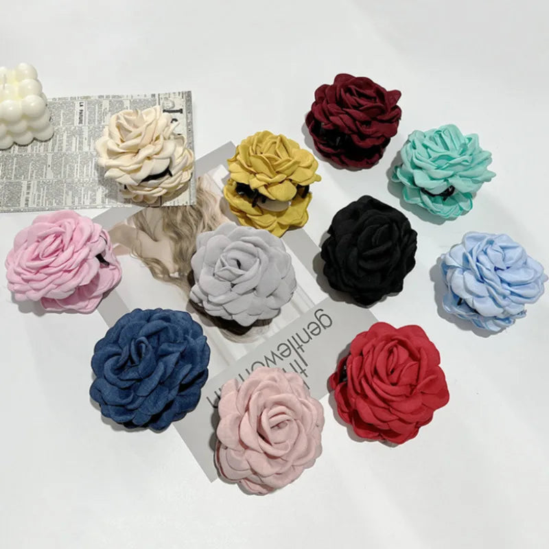 French Style Rose Hair Claw