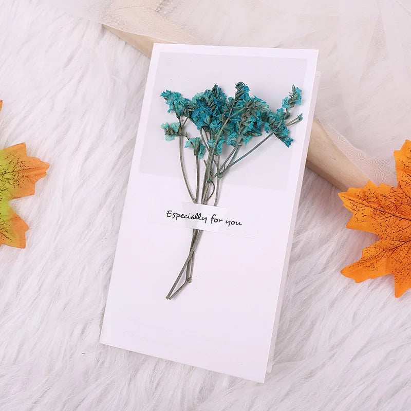 10pcs Star & Flower Greeting Cards – Thank You & Message Set