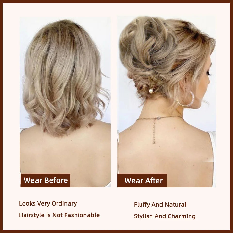 Synthetic Messy Bun Claw