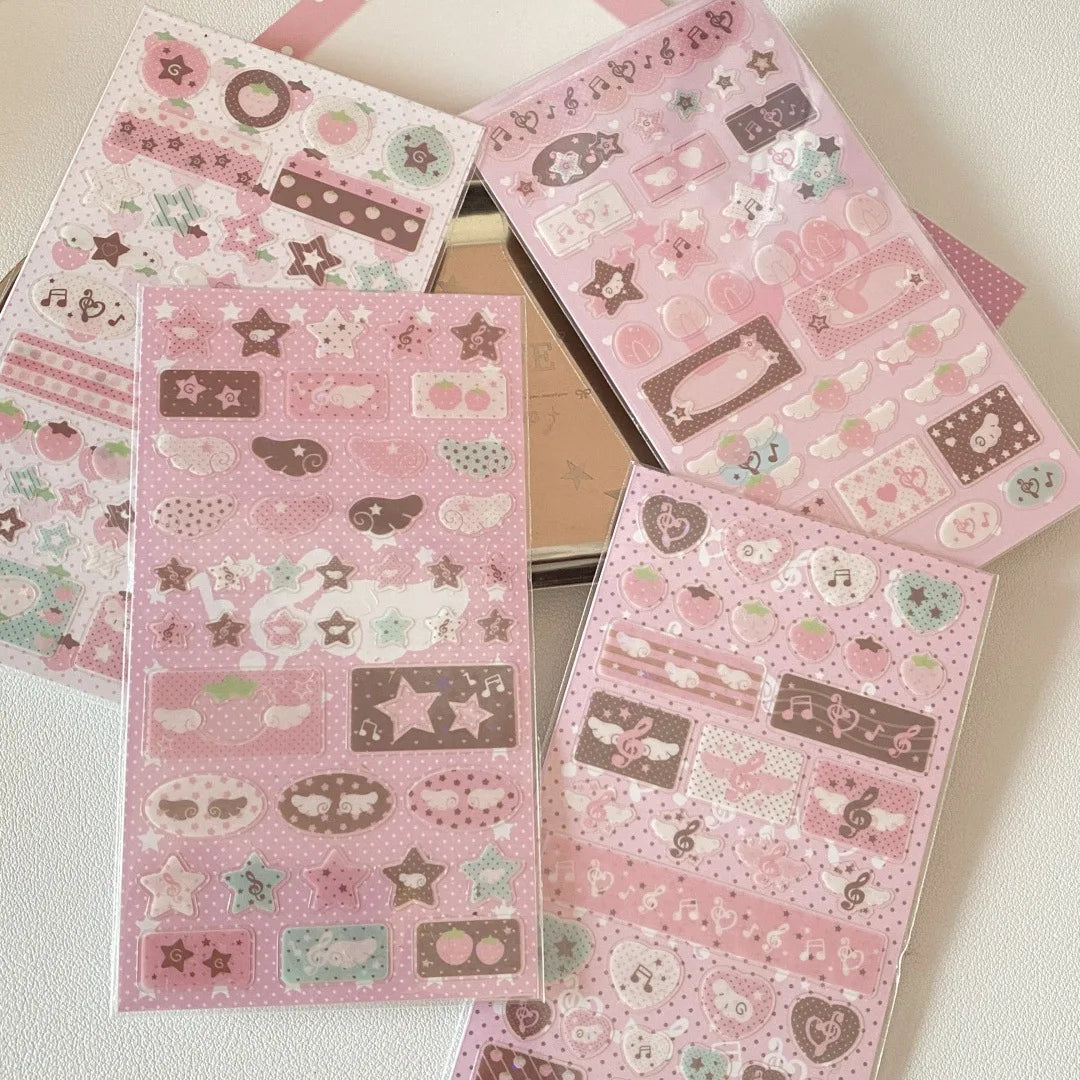 Bear Ribbon Decoration Sticker