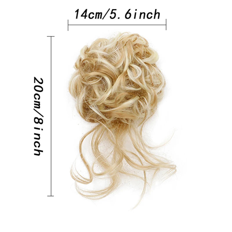 Synthetic Messy Hair Bun