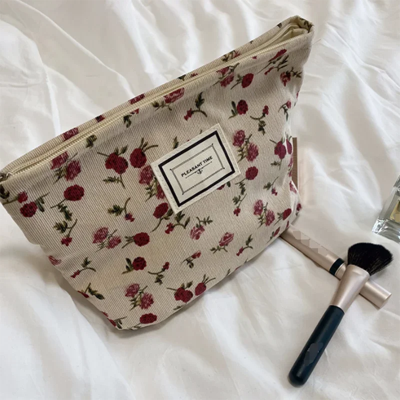 New Flower Printed Makeup Pouch