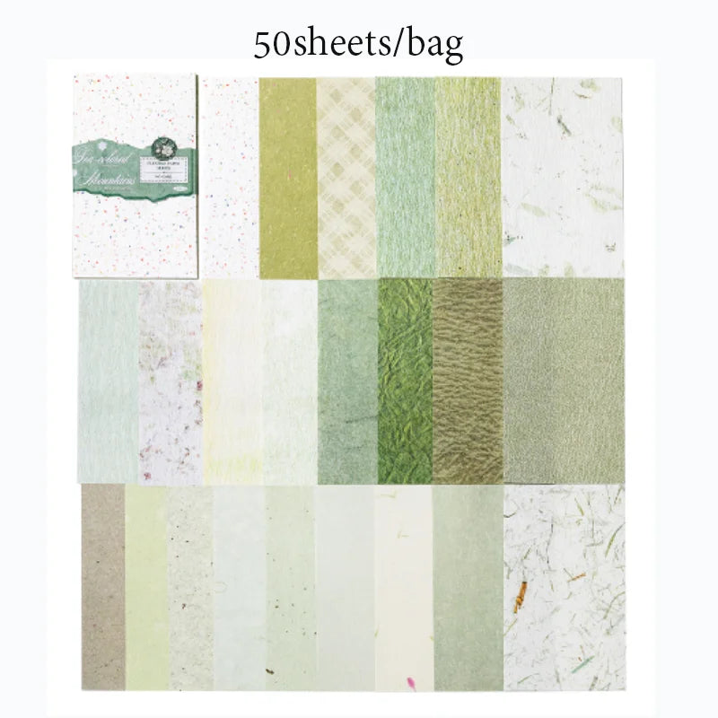 50 Pastel Texture Scrapbook Paper