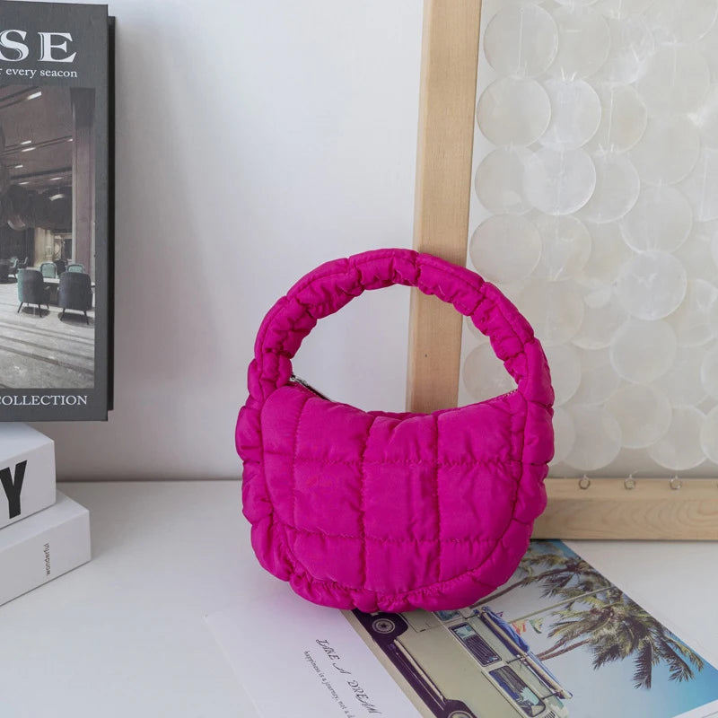 Mini Puffer Quilted Tote Bag