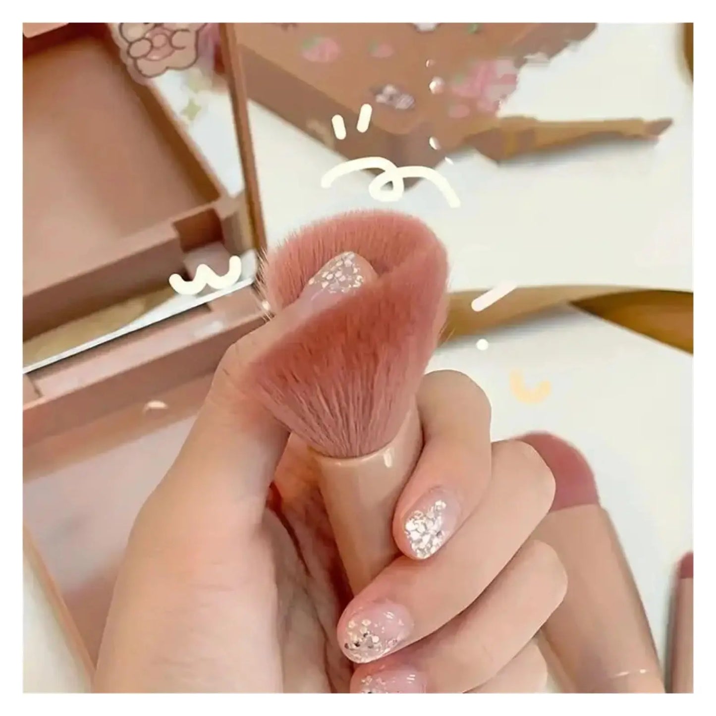 Mini Travel Makeup Brushes Set