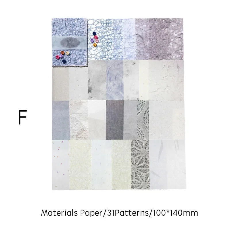 Paper,Mesh and Buttons Set