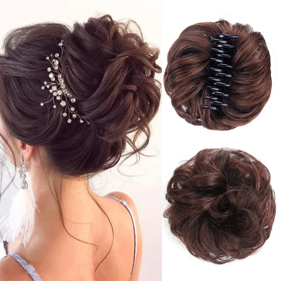 Synthetic Messy Bun Claw