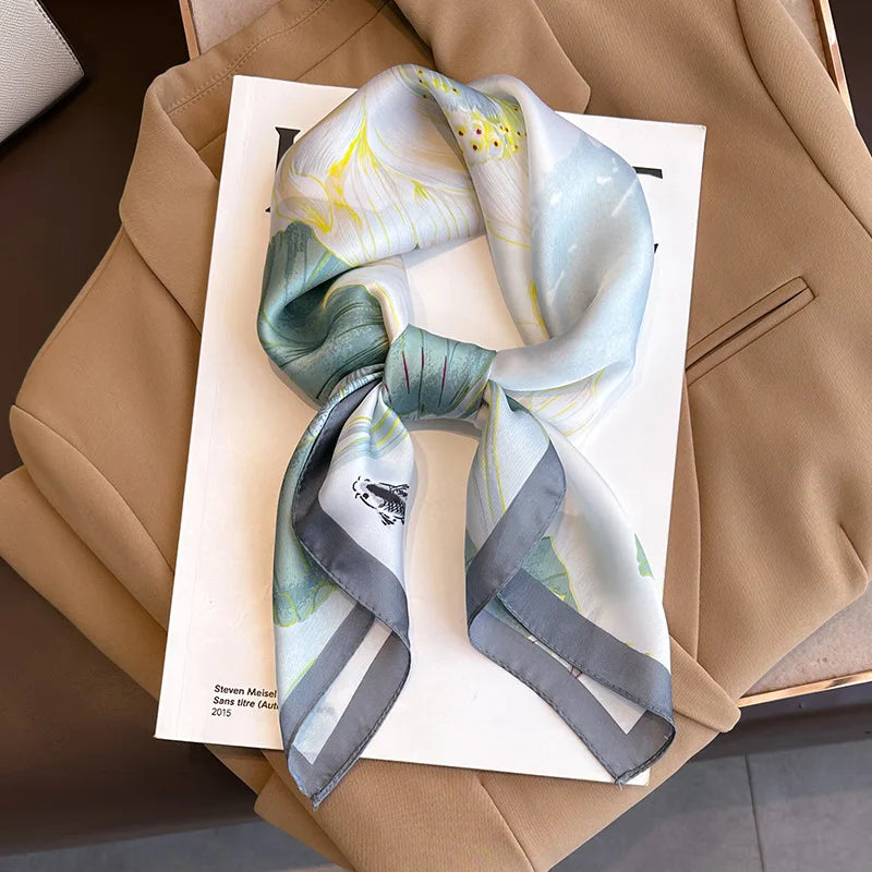 2025 New Printed Scarf Square Shawl