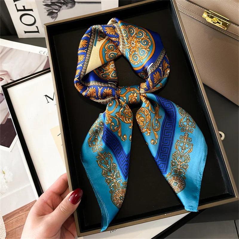 2025 New Printed Scarf Square Shawl