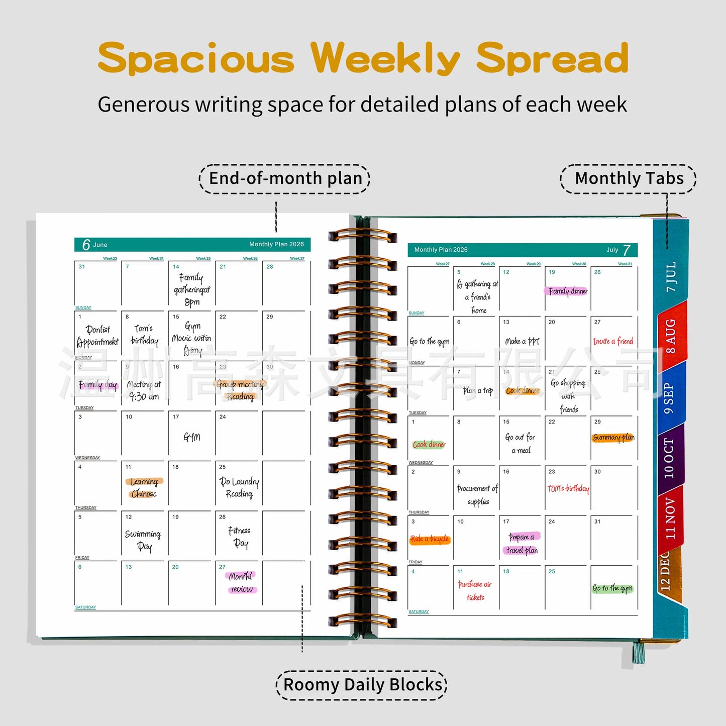 2026 Daily & Monthly Planner Pro