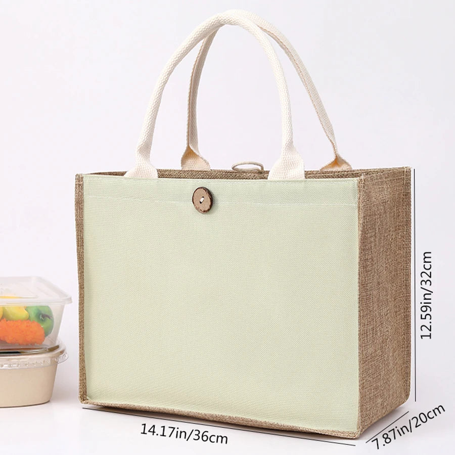 Season Color Laminating canvas bag