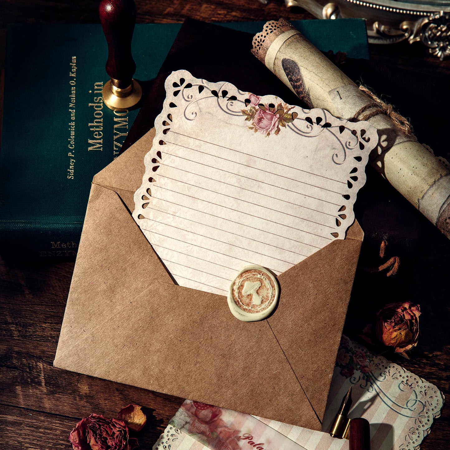 Vintage Floral Lace paper