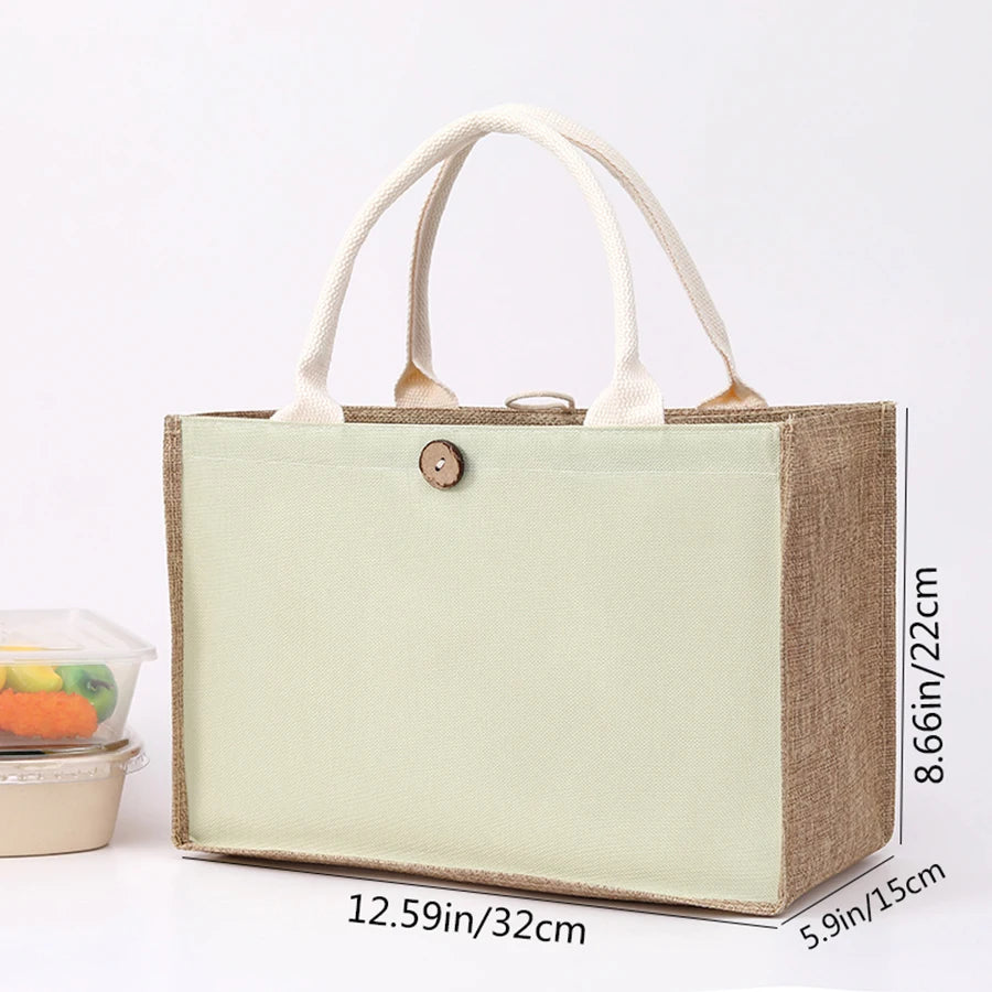 Season Color Laminating canvas bag