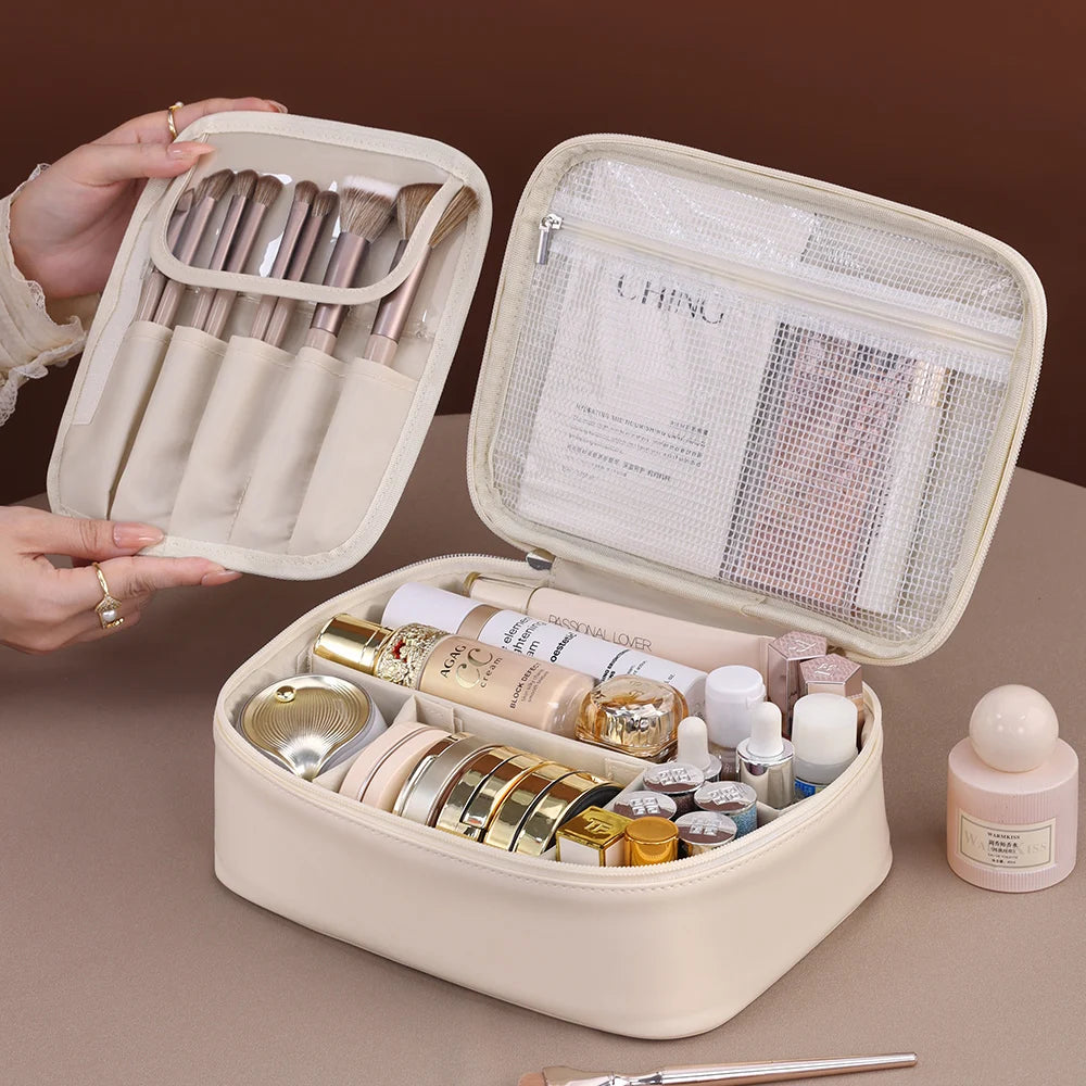 Women Travel Makeup Bag – Essential Cosmetic Organizer