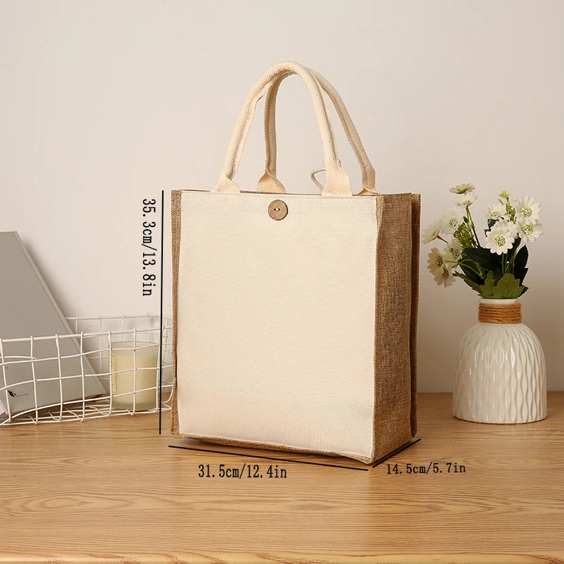 Season Color Laminating canvas bag