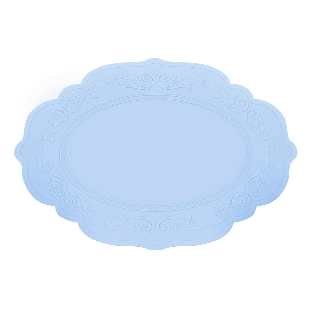 French Silicone Oval Placemat