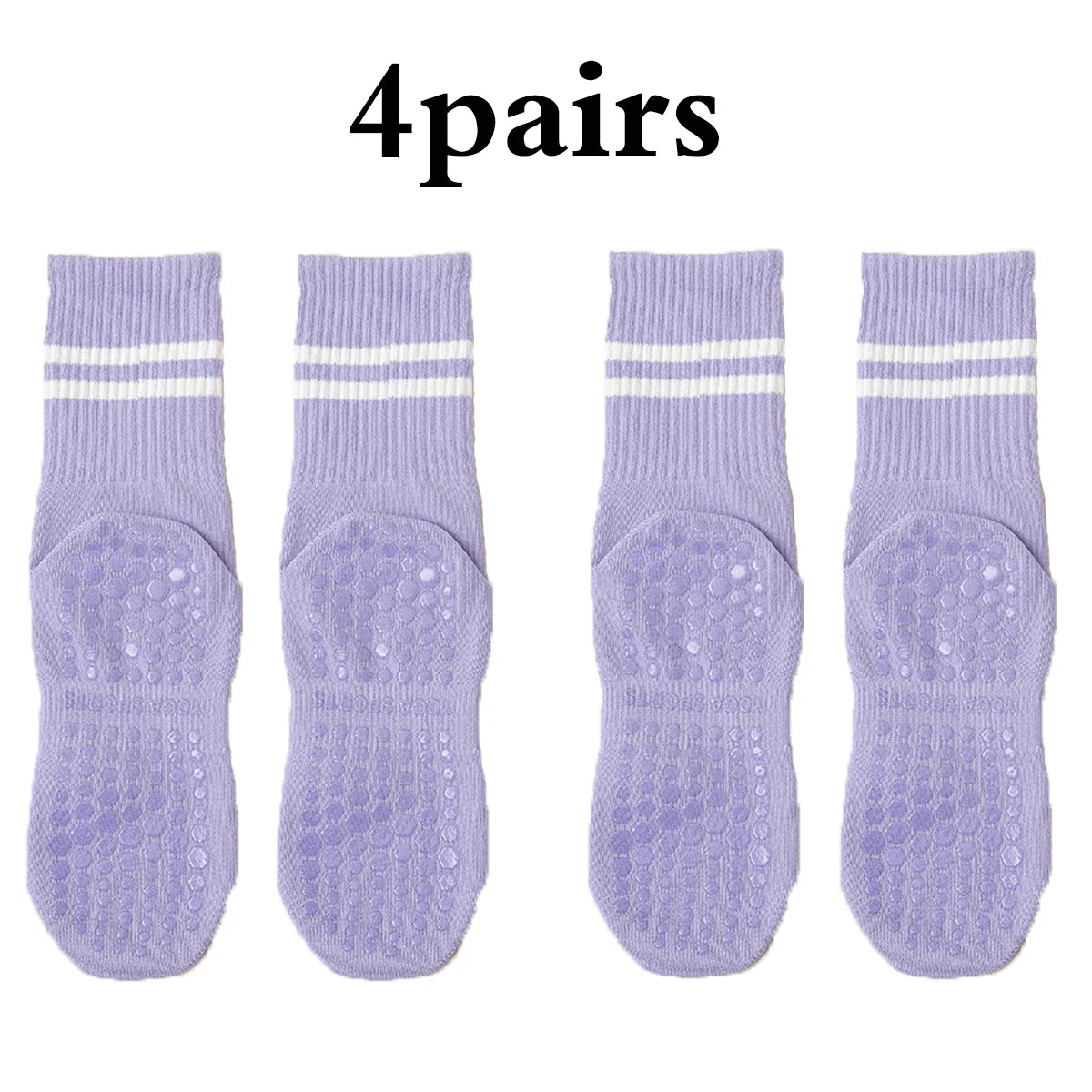 Pilates Yoga Socks with Grips