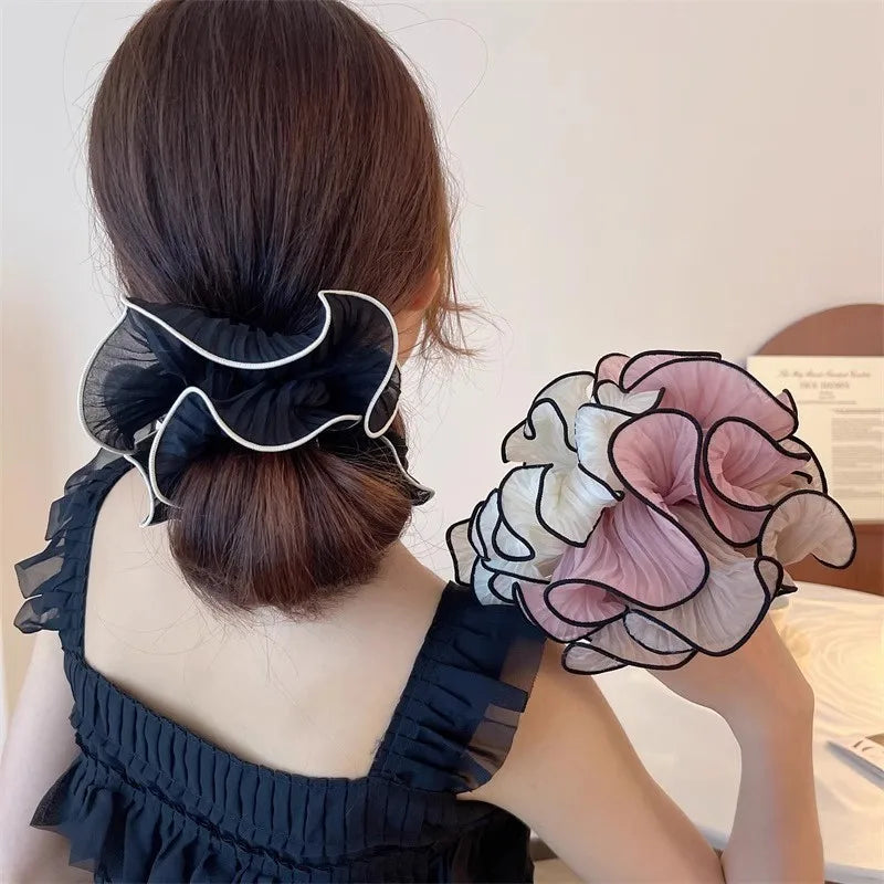 Mesh Pleated Hair Rope