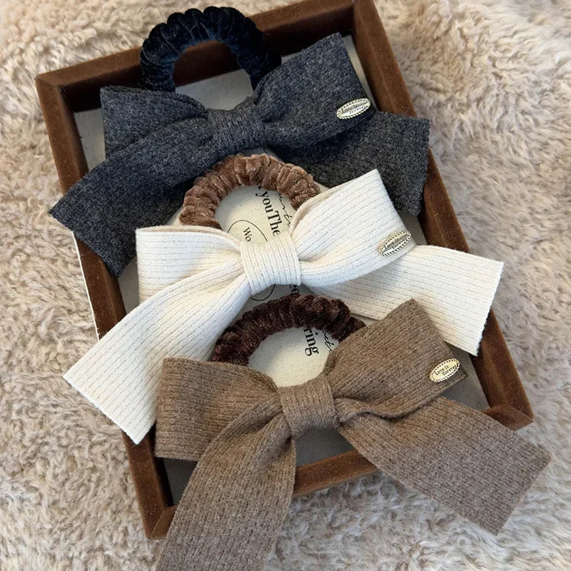 Retro Knitted Hairbow