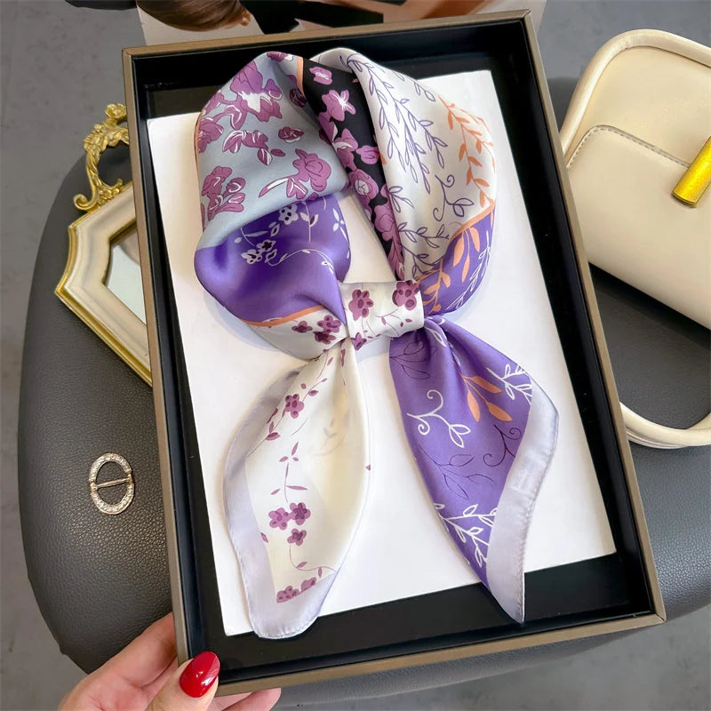 2025 New Printed Scarf Square Shawl