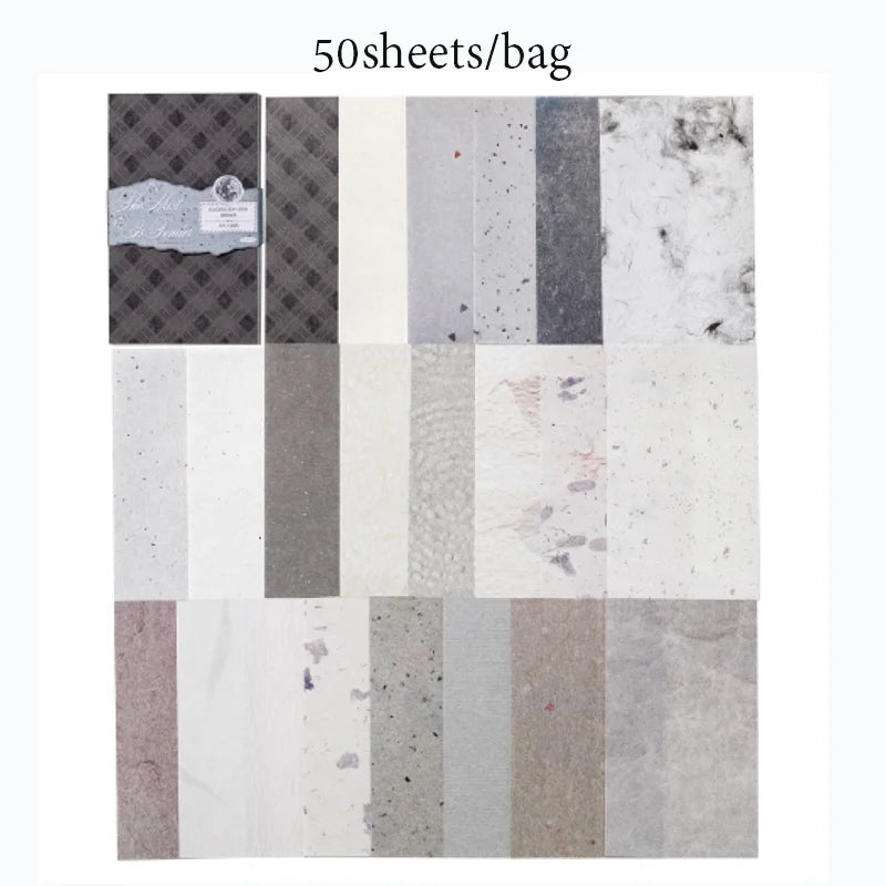 50 Pastel Texture Scrapbook Paper