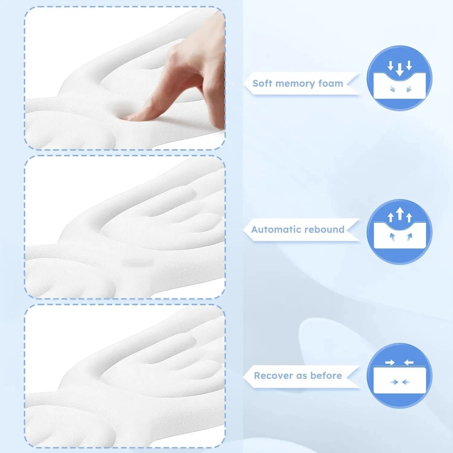 Angel Wing Memory Mouse Pad Set