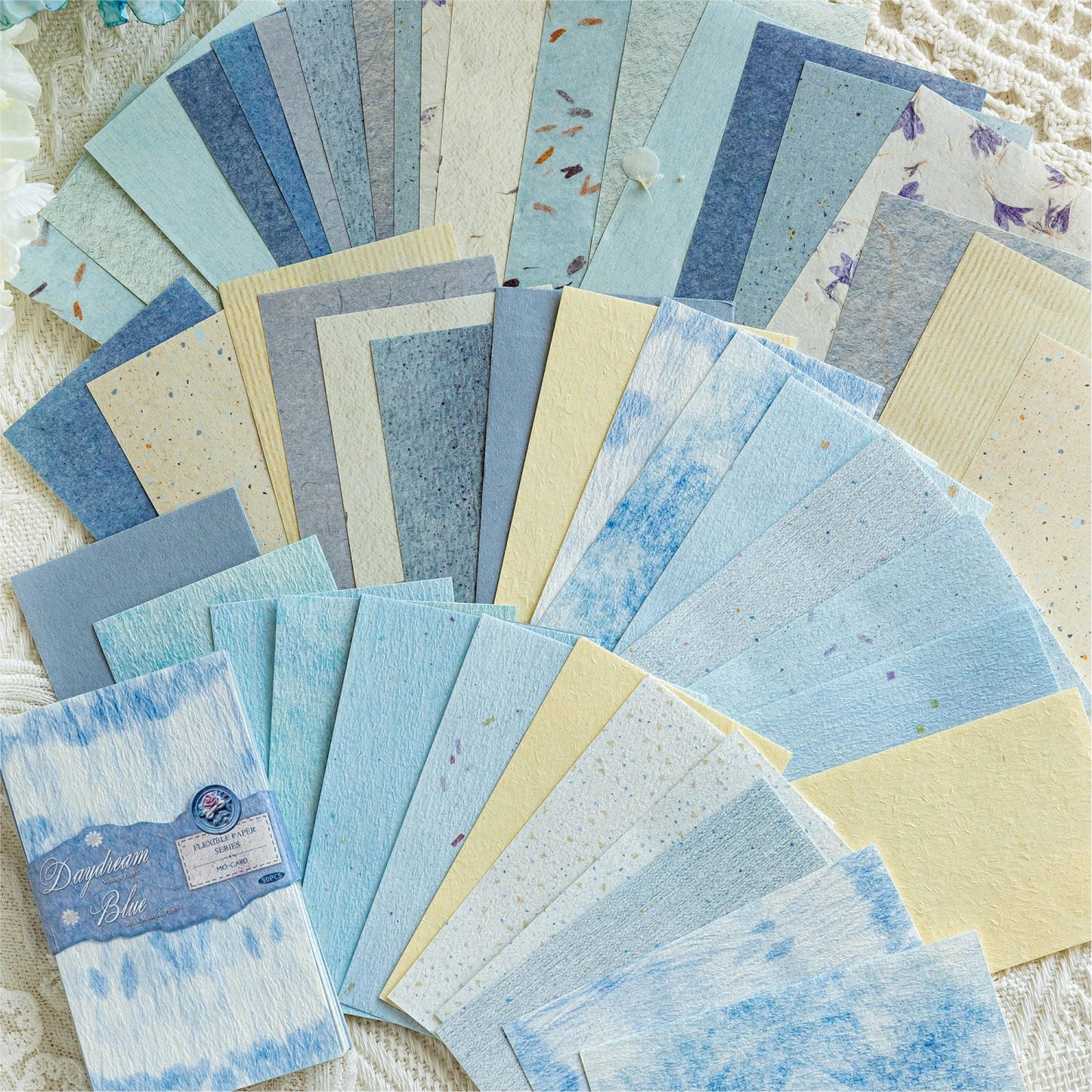 50 Pastel Texture Scrapbook Paper