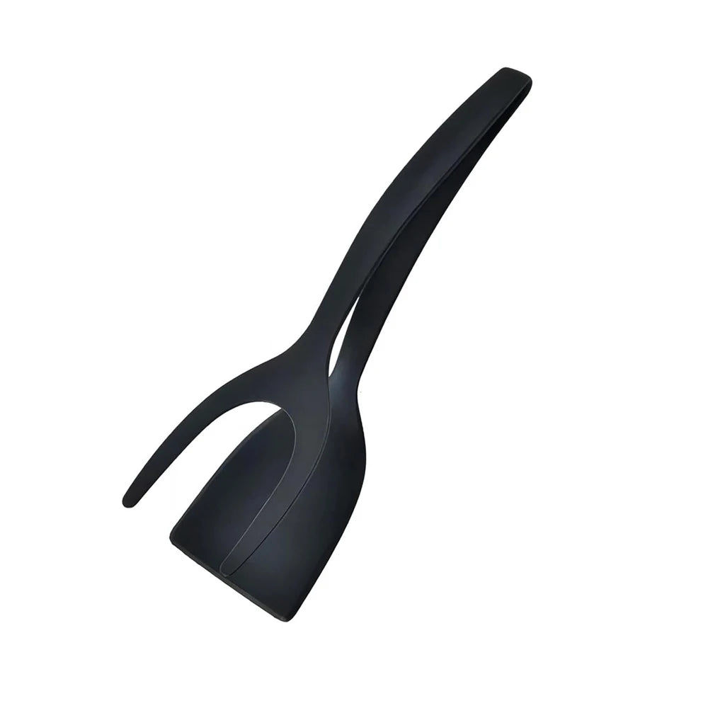 New 2 in 1 Grip Flip Spatula Tongs
