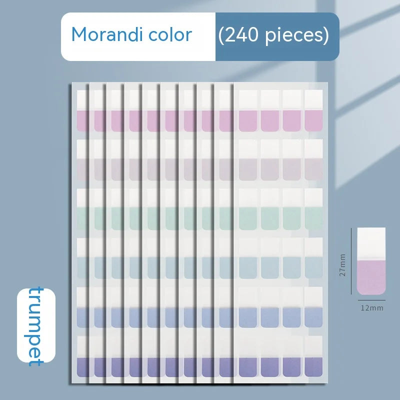 Minimal Pastel Index Tabs Set