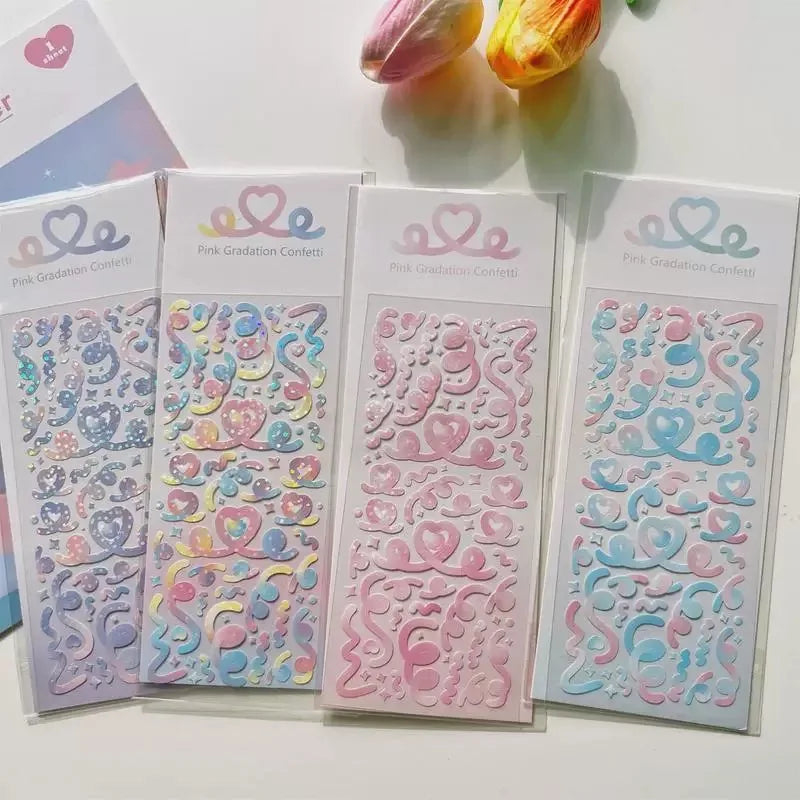 Bear Ribbon Decoration Sticker