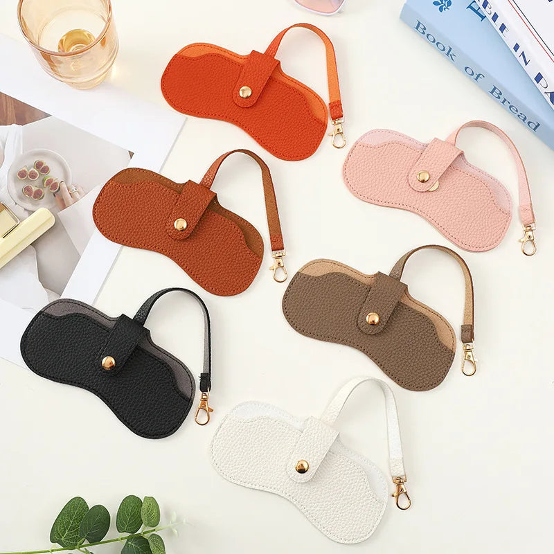 Faux Leather Eyeglass Holder for Handbags