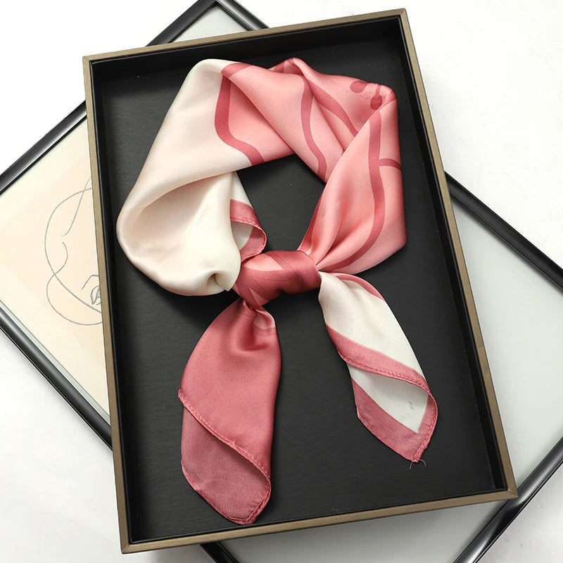 2025 New Printed Scarf Square Shawl