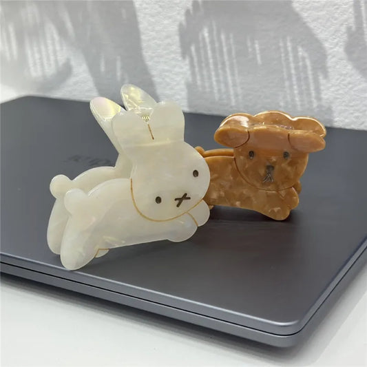 Bunny & Dog Hair clip