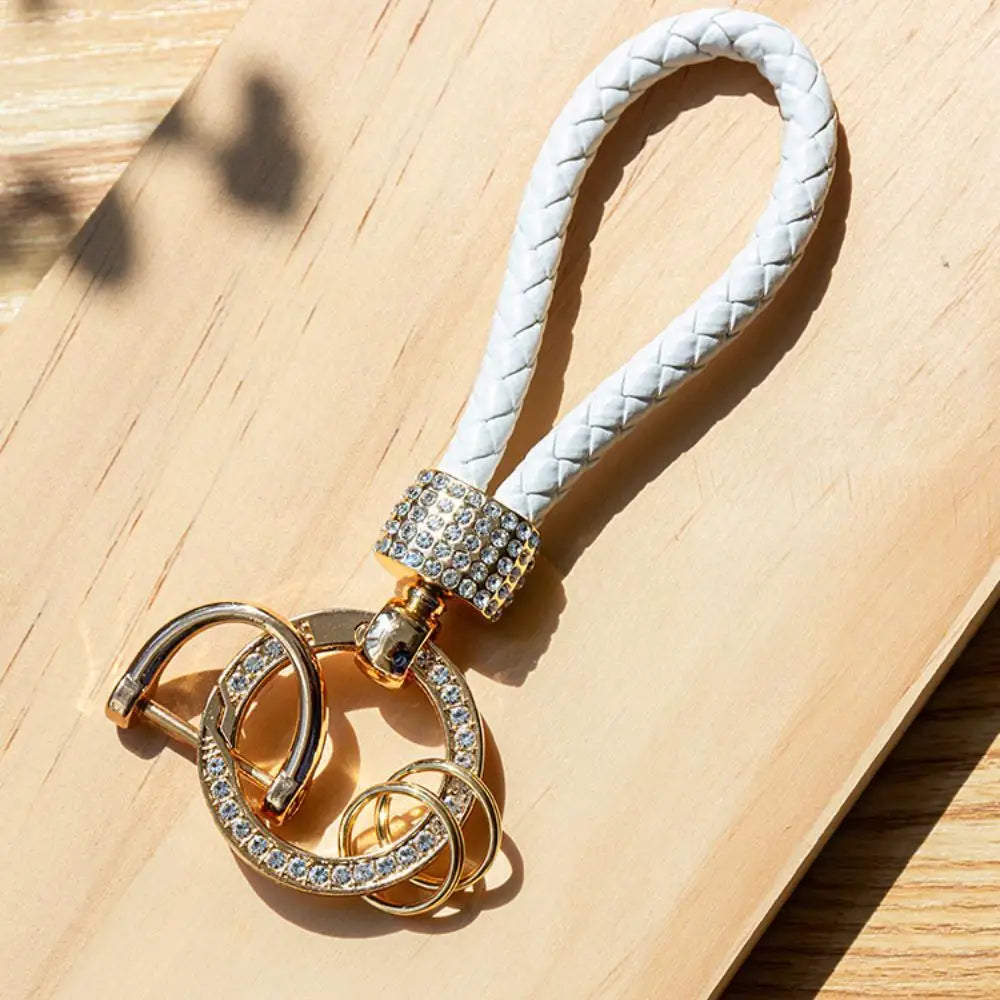 Sparkling Rhinestone Car Charm keychain