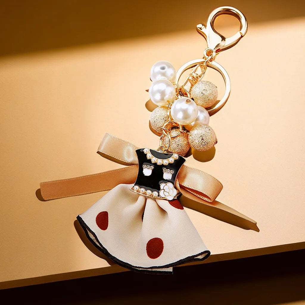Chic Mini Dress Keychain