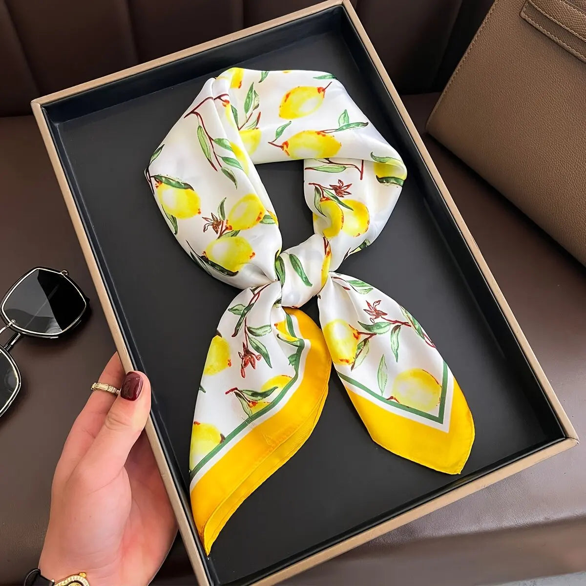 2025 New Printed Scarf Square Shawl
