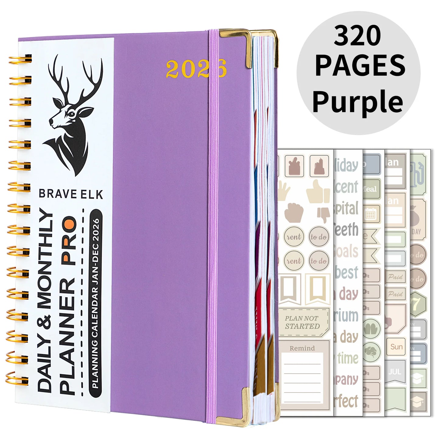 2026 Daily & Monthly Planner Pro