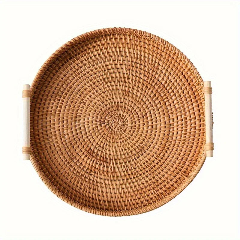 Handmade Wicker Serving Tray