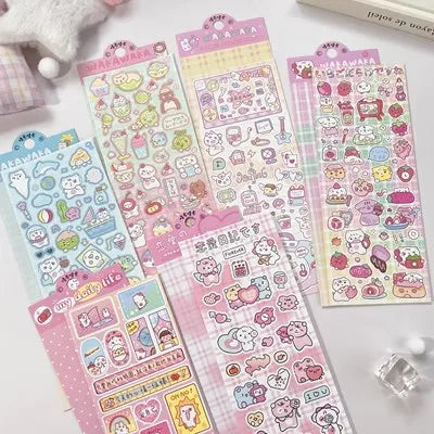 Bear Ribbon Decoration Sticker