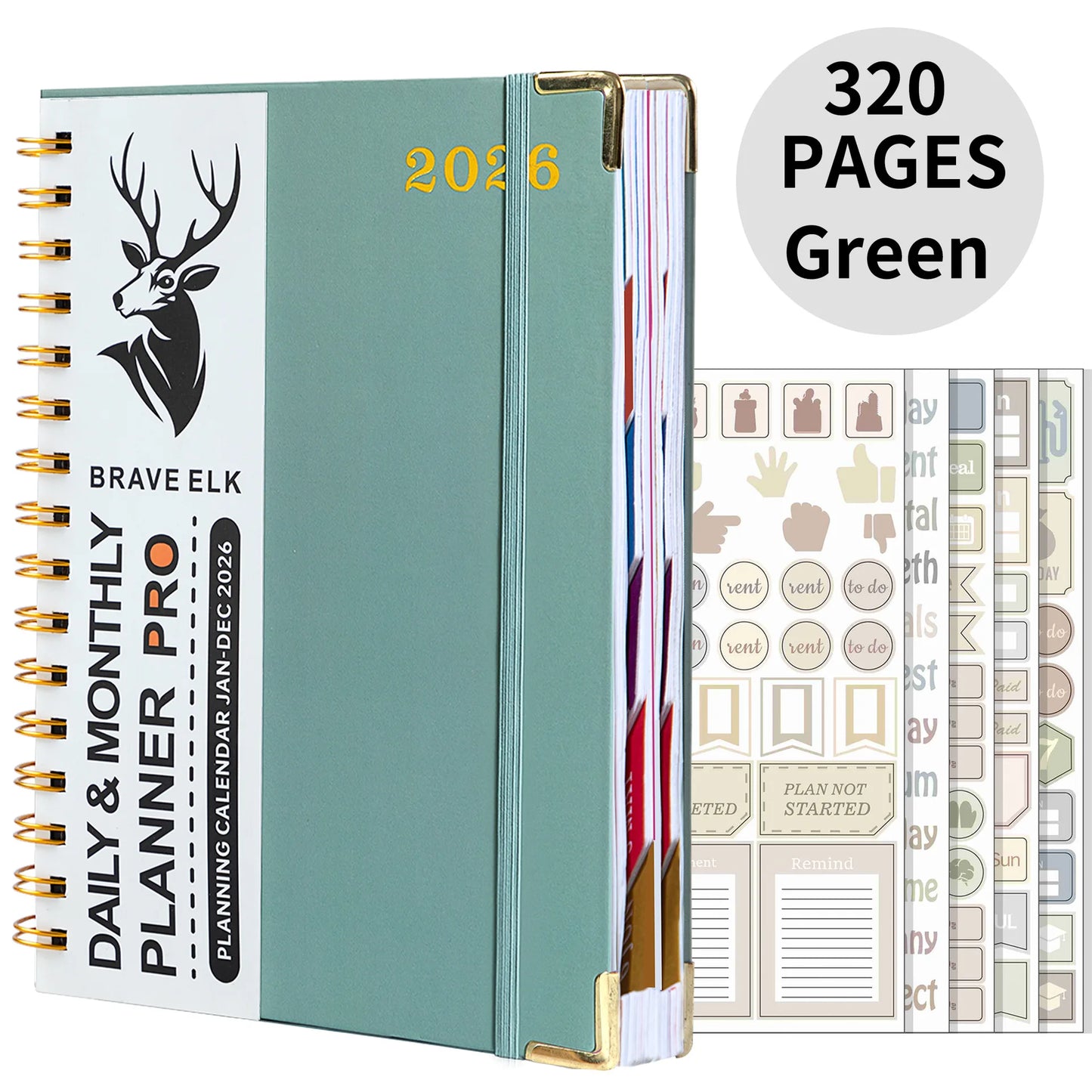 2026 Daily & Monthly Planner Pro