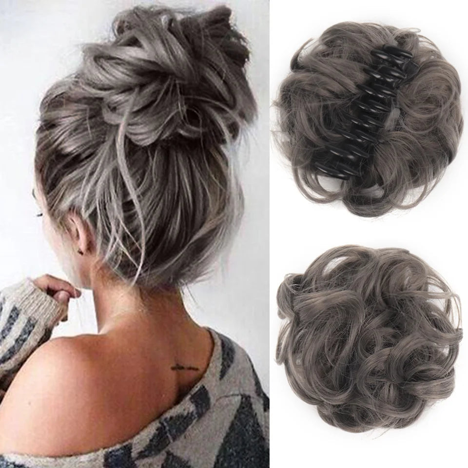 Synthetic Messy Bun Claw