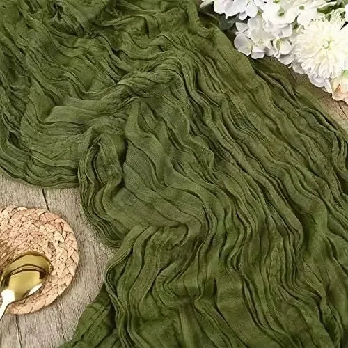 Rustic Gauze Table Runner