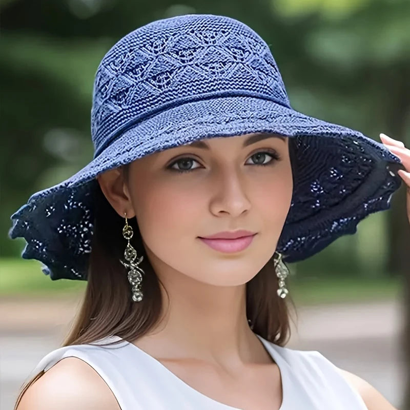 [Special Offer: Buy 2, Save More]Natural Linen Sun Hat – Soft Medium Brim Summer Beach Hat
