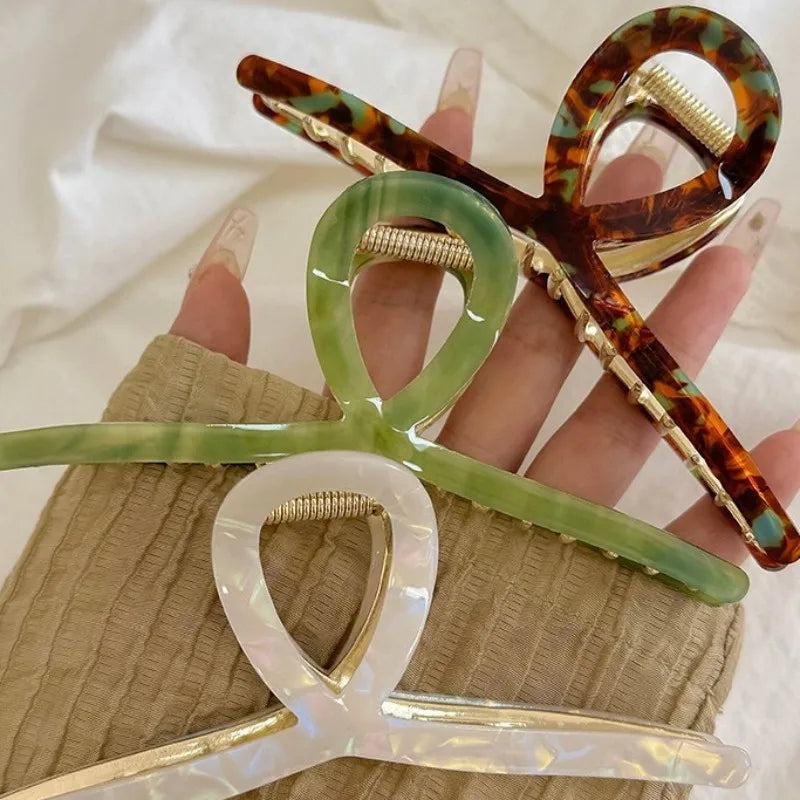 Metal Glossy Hair Clips