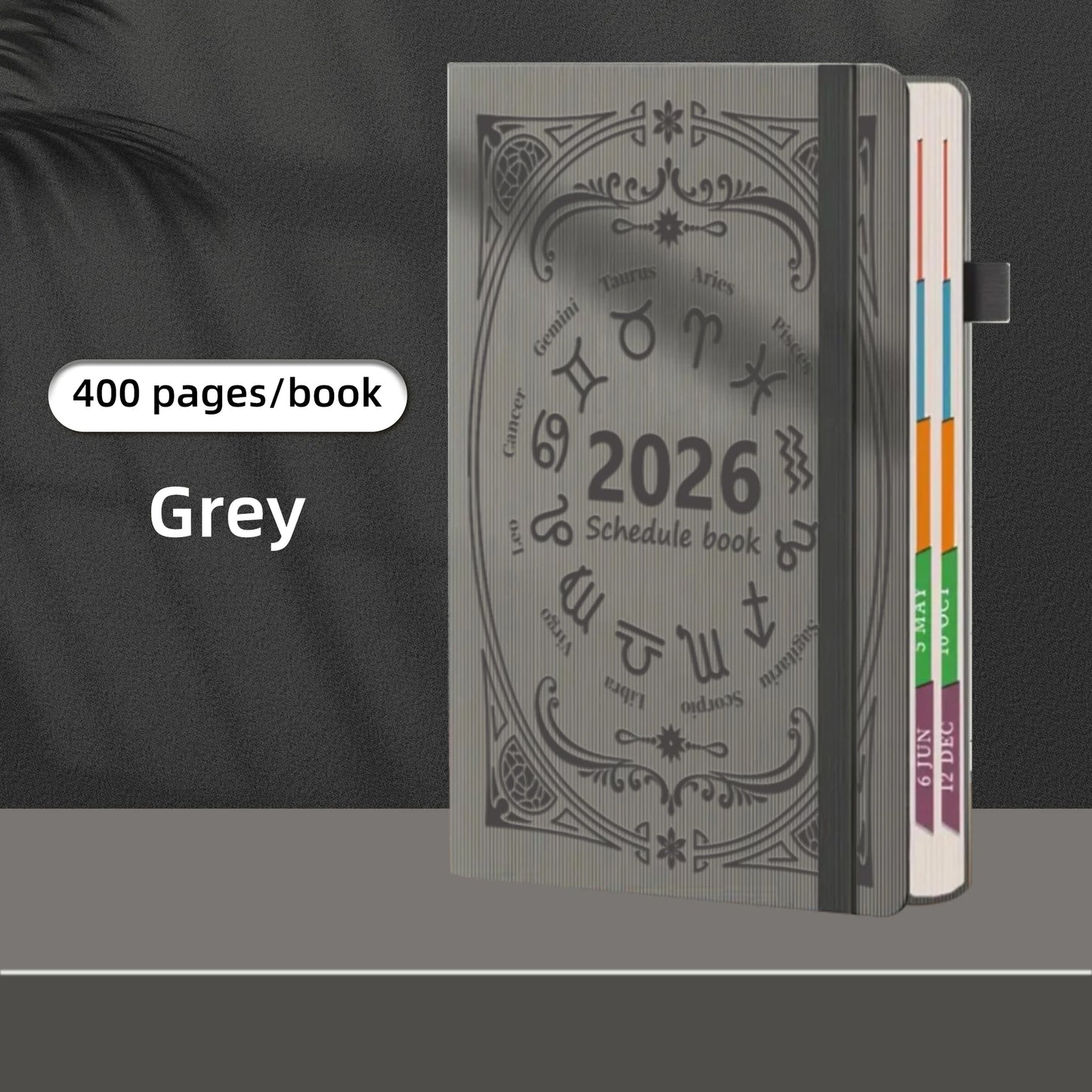 Classic Dark Planner 2026