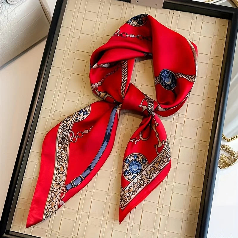 2025 New Printed Scarf Square Shawl