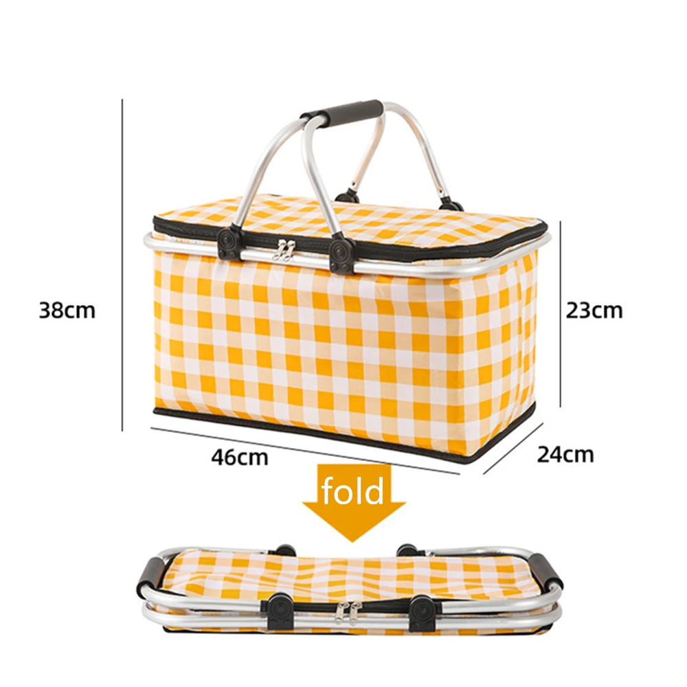 Portable Thermal Insulated Picnic Cooler Bag