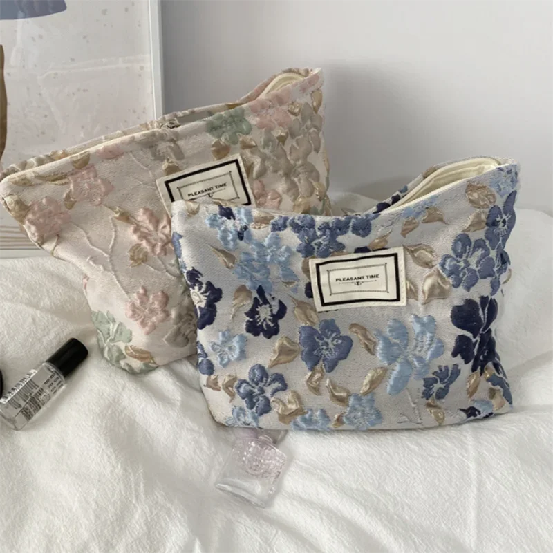 New Flower Printed Makeup Pouch