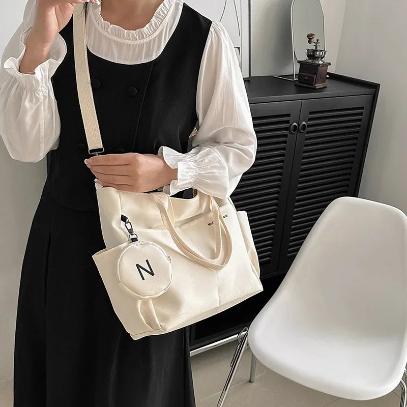 Modern Canvas Tote/Shoulder bag